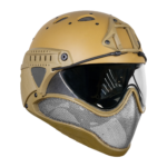 WARQ Training Helmet tan angle